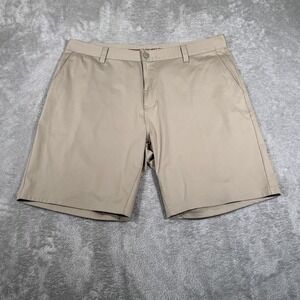 Rhone Shorts Mens 38 Khaki Beige Commuter Performance Lightweight Casual Golf